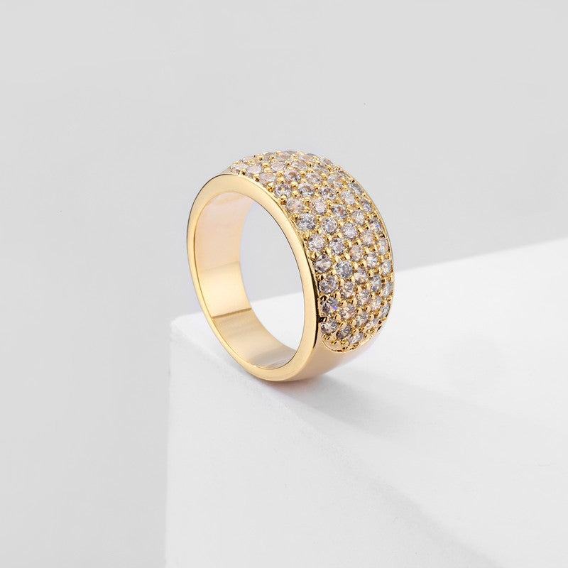 Ring med glaskuppel | Guld 18k - DK BUTIK