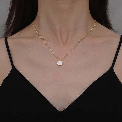 Sophie Gold Halskæde med Perlevedhæng | 18k Guld - DK BUTIK
