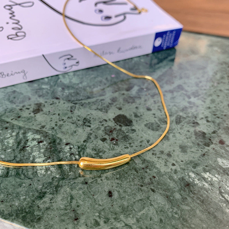 Zawieszka Sandra Snakebone | Guld 14k - DK BUTIK