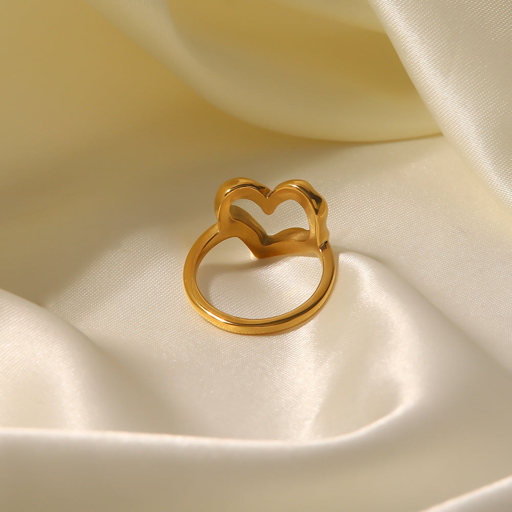 Verity Hjerte Ring | 18k Guld - DK BUTIK