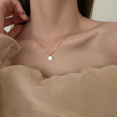 Sophie Gold Halskæde med Perlevedhæng | 18k Guld - DK BUTIK