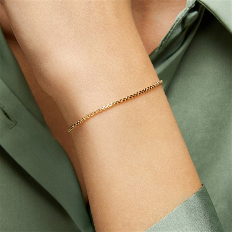 Kædearmbånd Victoria | 18k Guld - DK BUTIK