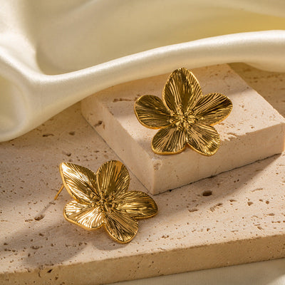 Allysa Blume Øreringe |  18k Guld - DK BUTIK