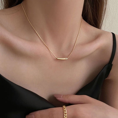 Zawieszka Sandra Snakebone | Guld 14k - DK BUTIK