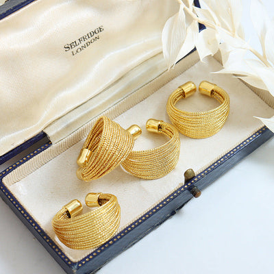 Vera ring med åben ende |  18k guld - DK BUTIK