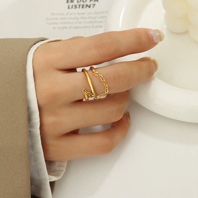 roterende ring | 18k Guld - DK BUTIK