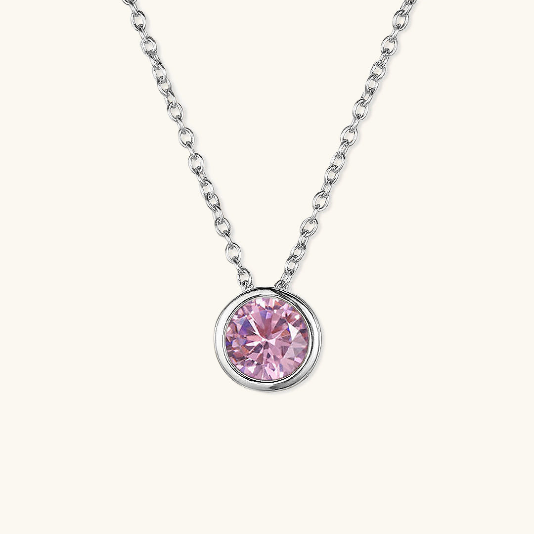 Amelia Halskæde med Fødselssten | 18k Guld - DK BUTIK