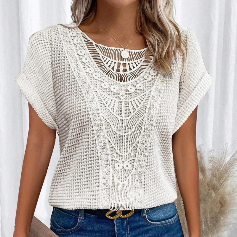 Elegant Blonde Top