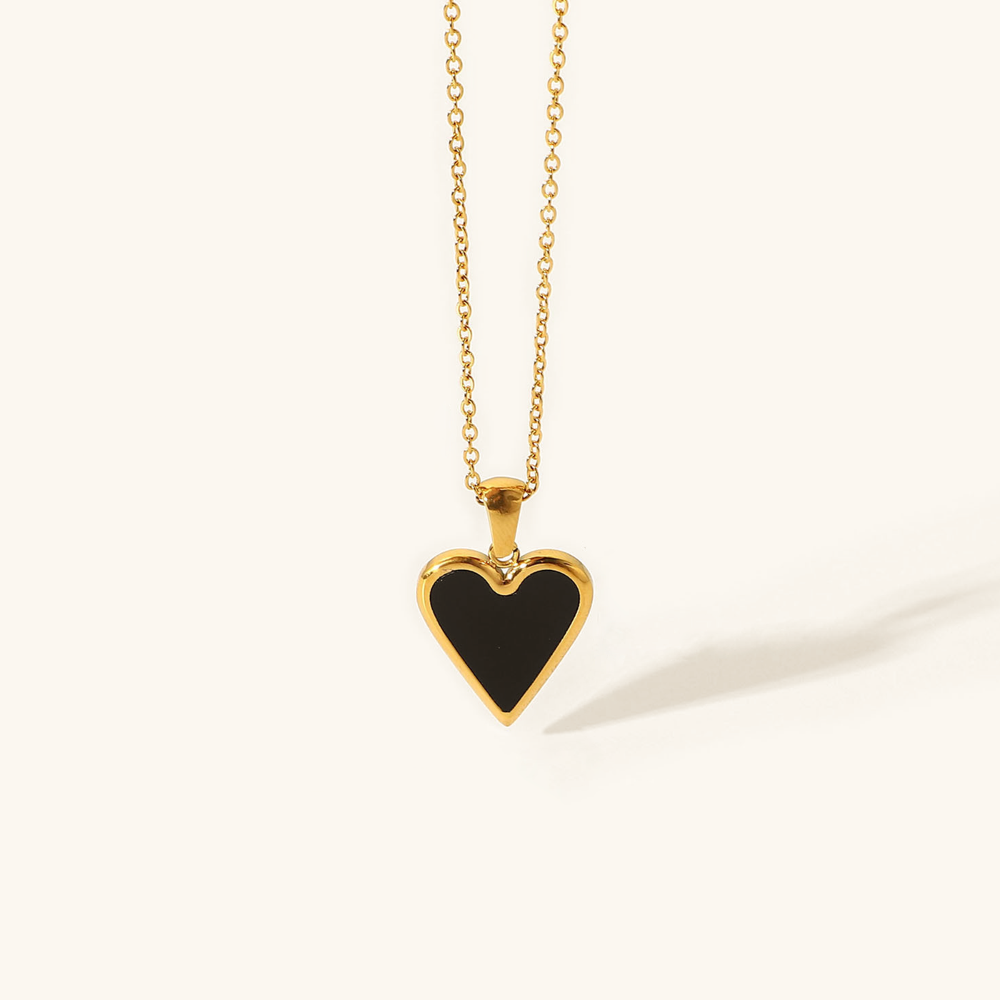 Blythe Halskæde med hjerte | 18k Guld - DK BUTIK