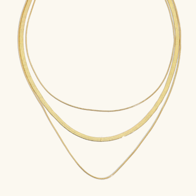 Zafina Halskæde | 18k Guld - DK BUTIK
