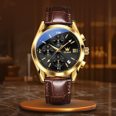 Kvarts Luminous Chronograph Ur™ - Olsen & Olsen - DK BUTIK