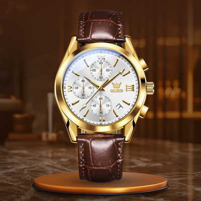 Kvarts Luminous Chronograph Ur™ - Olsen & Olsen - DK BUTIK