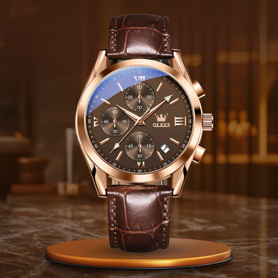 Kvarts Luminous Chronograph Ur™ - Olsen & Olsen - DK BUTIK