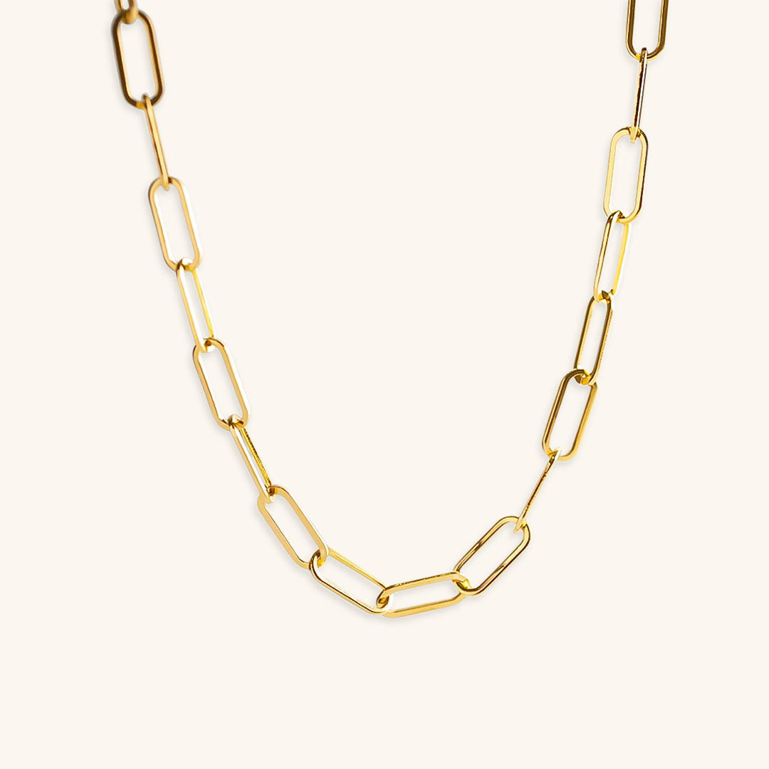 Ria Halskæde Guld Clips | 18k Guld - DK BUTIK