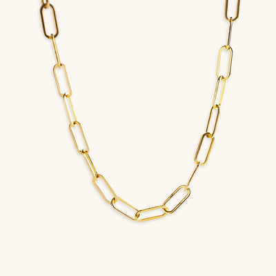 Ria Halskæde Guld Clips | 18k Guld - DK BUTIK