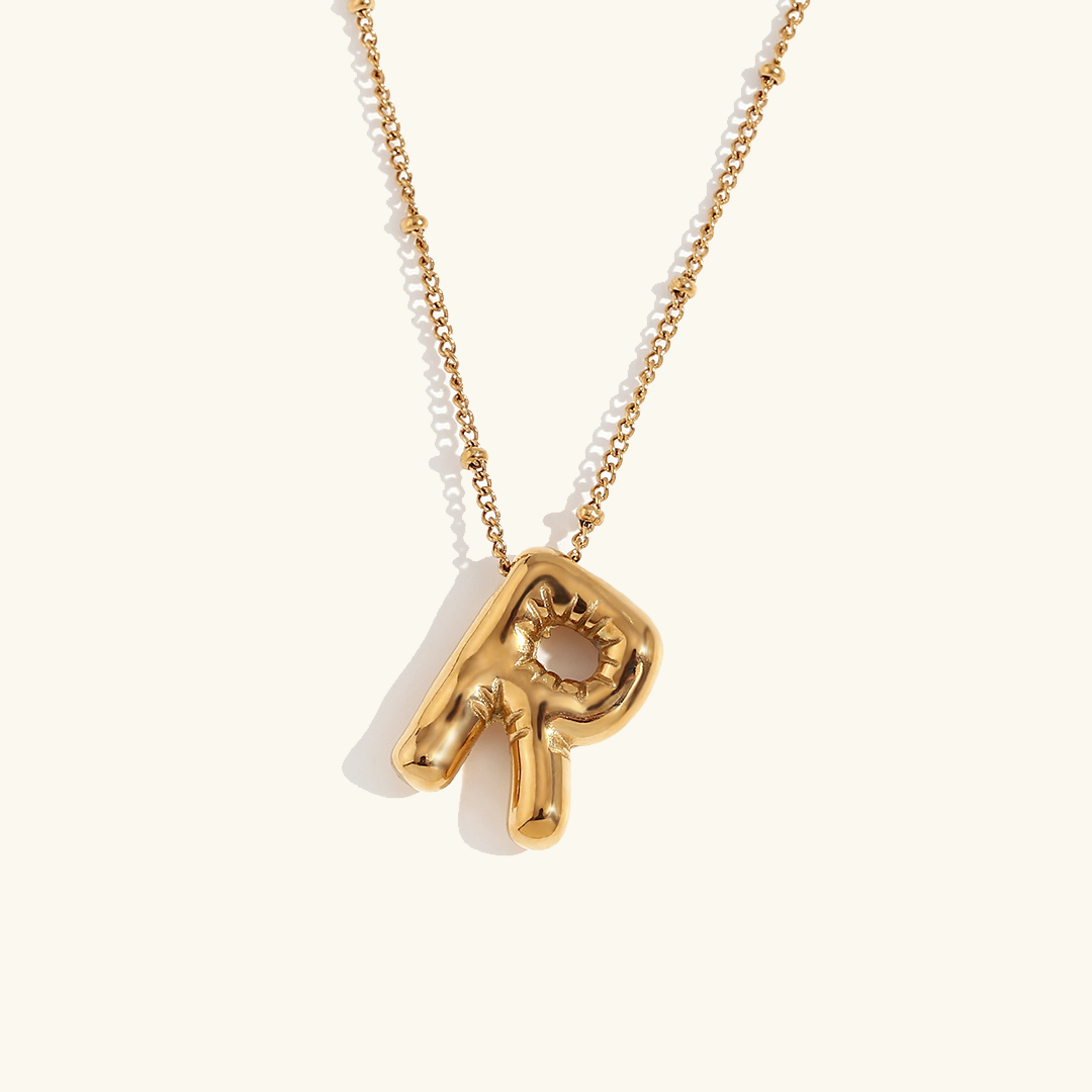 næsepynt med initialer | 18k Guld - DK BUTIK