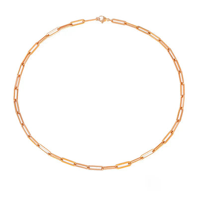 Archen Elegant Kæde Halskæde | Hvidguld 14k