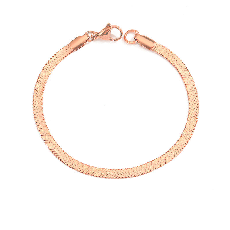 Stella Halskæde med Flet og Fiskemønster | 18k Guld - DK BUTIK