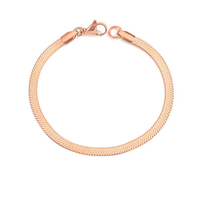 Stella Halskæde med Flet og Fiskemønster | 18k Guld - DK BUTIK