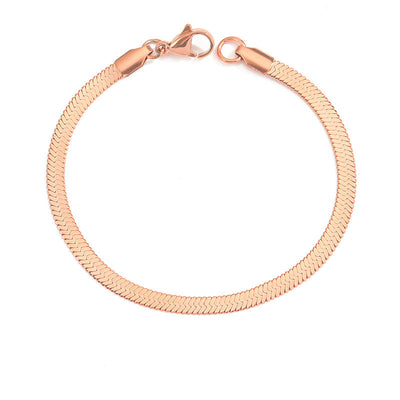 Stella Halskæde med Flet og Fiskemønster | 18k Guld - DK BUTIK