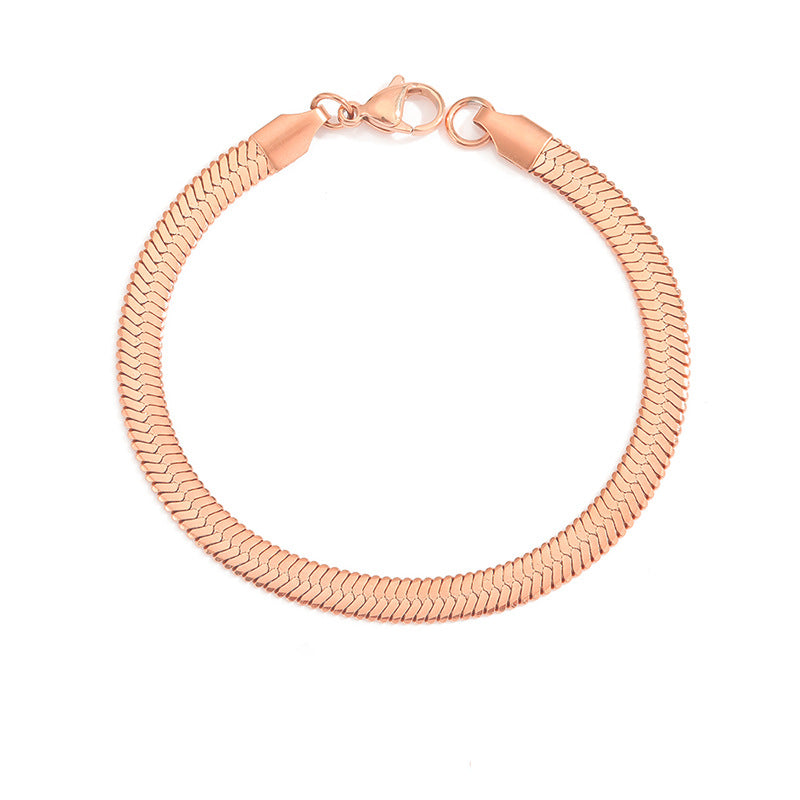 Stella Halskæde med Flet og Fiskemønster | 18k Guld - DK BUTIK