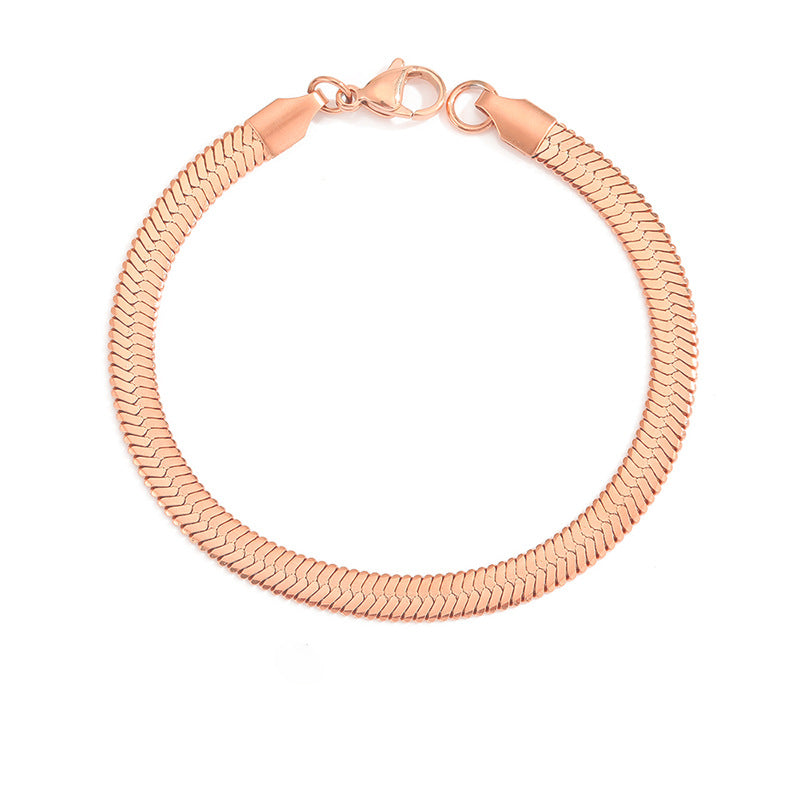 Stella Halskæde med Flet og Fiskemønster | 18k Guld - DK BUTIK
