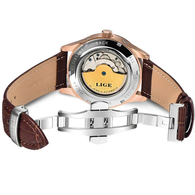 Automatisk Mekanisk Tourbillon Ur