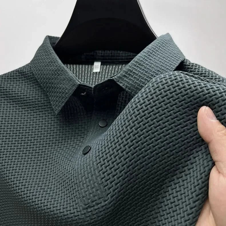 Henny™ | Elegant Polo med Korte Ærmer til Mænd - Olsen & Olsen