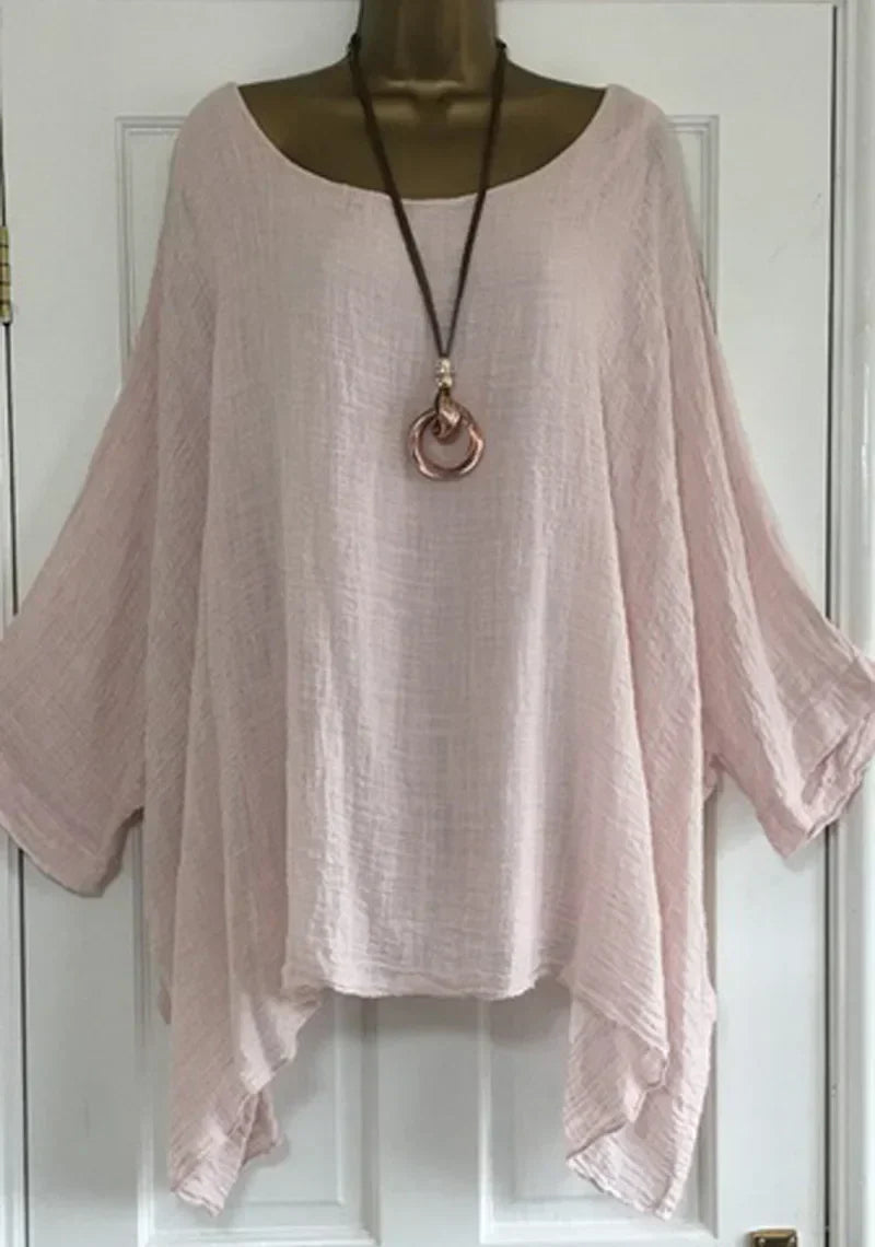 Oversize Boheme Bluse med Flagermusærmer | Olsen & Olsen™