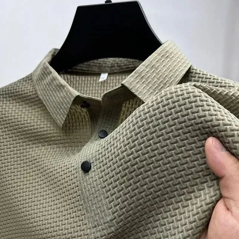 Henny™ | Elegant Polo med Korte Ærmer til Mænd - Olsen & Olsen