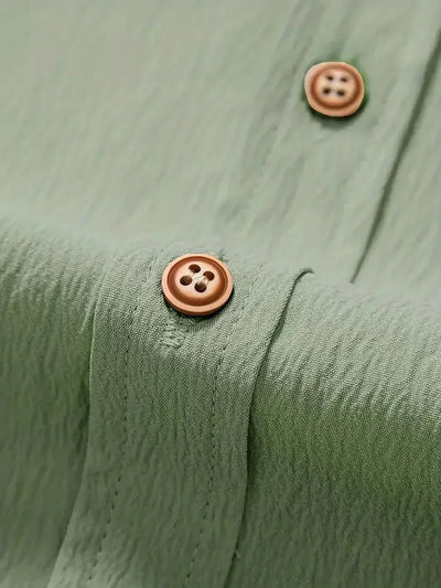 Mænds Textureret Krøllet Skjorte Olsen & Olsen™