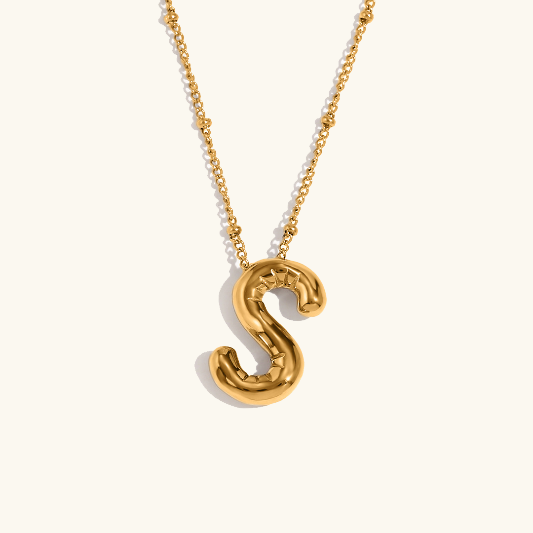 næsepynt med initialer | 18k Guld - DK BUTIK