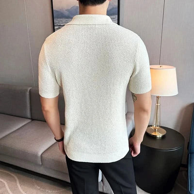 Mandlig V-Udskæring Polo T-shirt Jeremy™ | Olsen & Olsen
