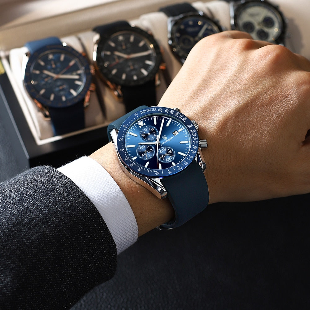 Strålende Dato Chronograph Ur™ Olsen & Olsen - DK BUTIK