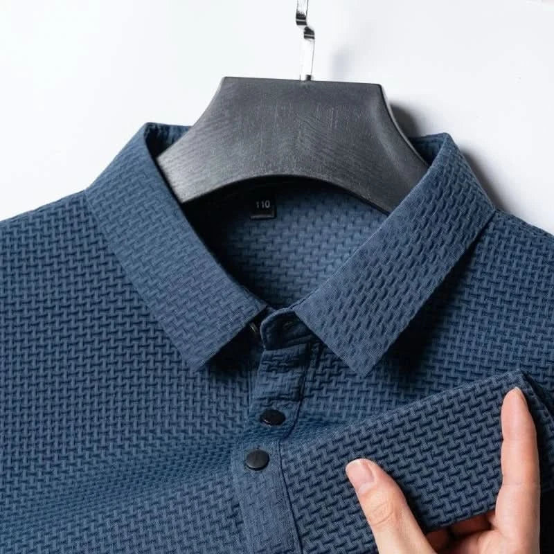 Henny™ | Elegant Polo med Korte Ærmer til Mænd - Olsen & Olsen