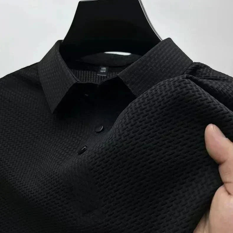 Henny™ | Elegant Polo med Korte Ærmer til Mænd - Olsen & Olsen