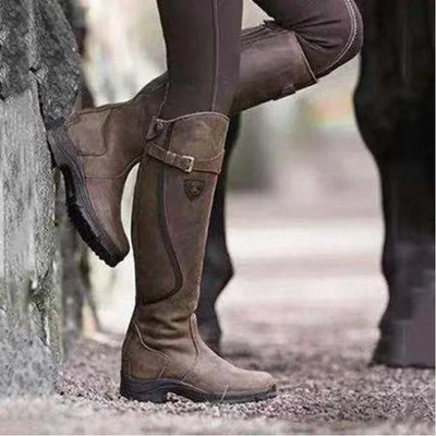Olsen® | Elegante Høje Læderstøvler