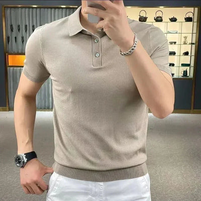 Casual Herre Polo Skjorte med Korte Ærmer - Olsen & Olsen™