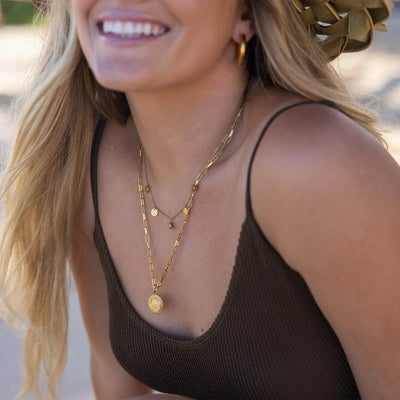 Funky Buddha Halskæde | Guld 18k - DK BUTIK