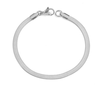 Stella Halskæde med Flet og Fiskemønster | 18k Guld - DK BUTIK
