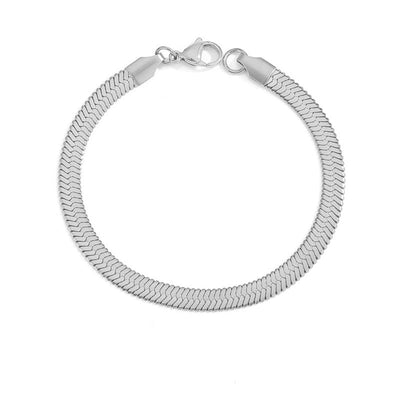 Stella Halskæde med Flet og Fiskemønster | 18k Guld - DK BUTIK