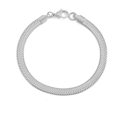 Stella Halskæde med Flet og Fiskemønster | 18k Guld - DK BUTIK