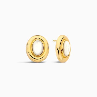 Giselle Perleøreringe | Hvidguld 14k