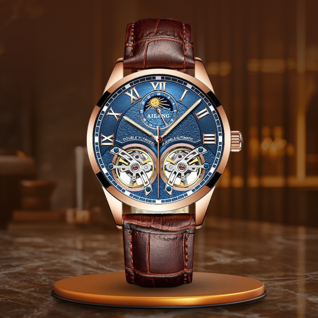 Tourbillon Design™ Forretnings Mekanisk Ur™ - Olsen & Olsen - DK BUTIK