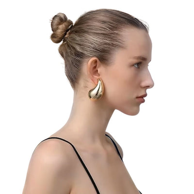 Teardrop Øreringe Sandra | 18k Guld - DK BUTIK