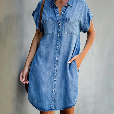 Luna™ | Chic Denim-Kjole