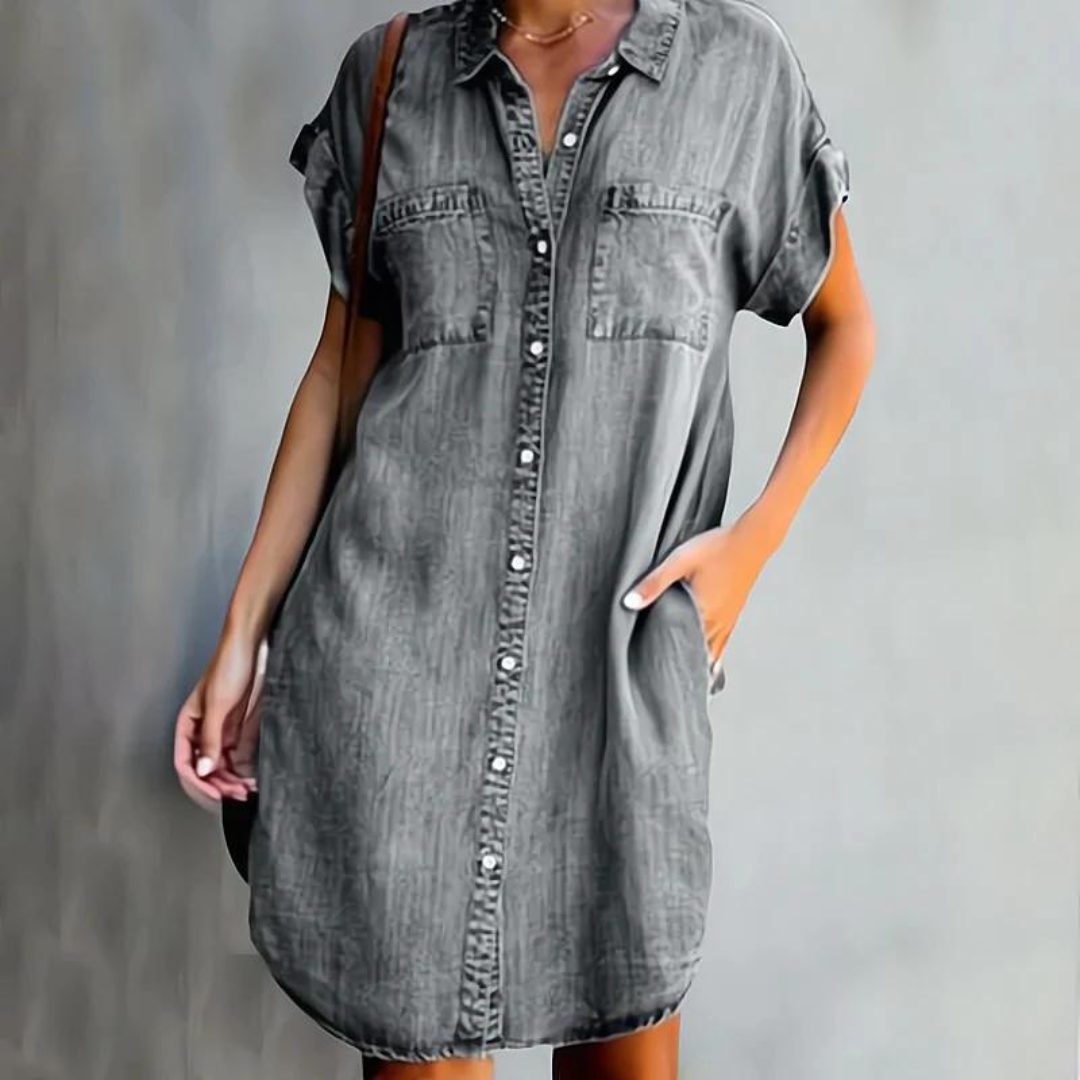 Luna™ | Chic Denim-Kjole