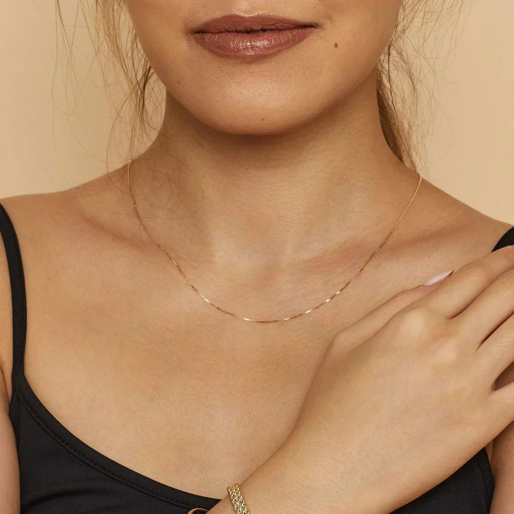 Bodega Box Halskette | Guld 18k - DK BUTIK