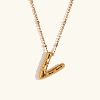 næsepynt med initialer | 18k Guld - DK BUTIK