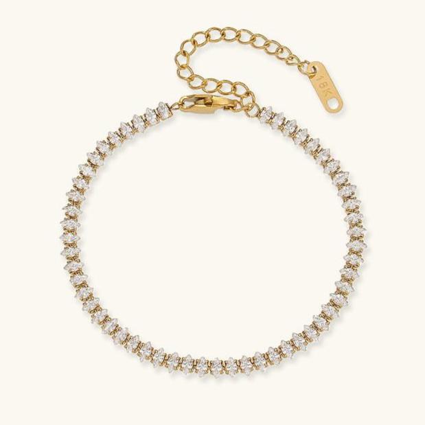 Tennisarmbånd Wisteria Diamant | 18k Guld - DK BUTIK